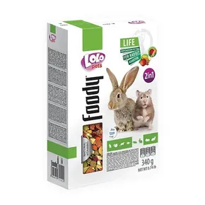 LOLO BASIC 2in1 Gemüse- und Obstfutter für Nagetiere 340 g